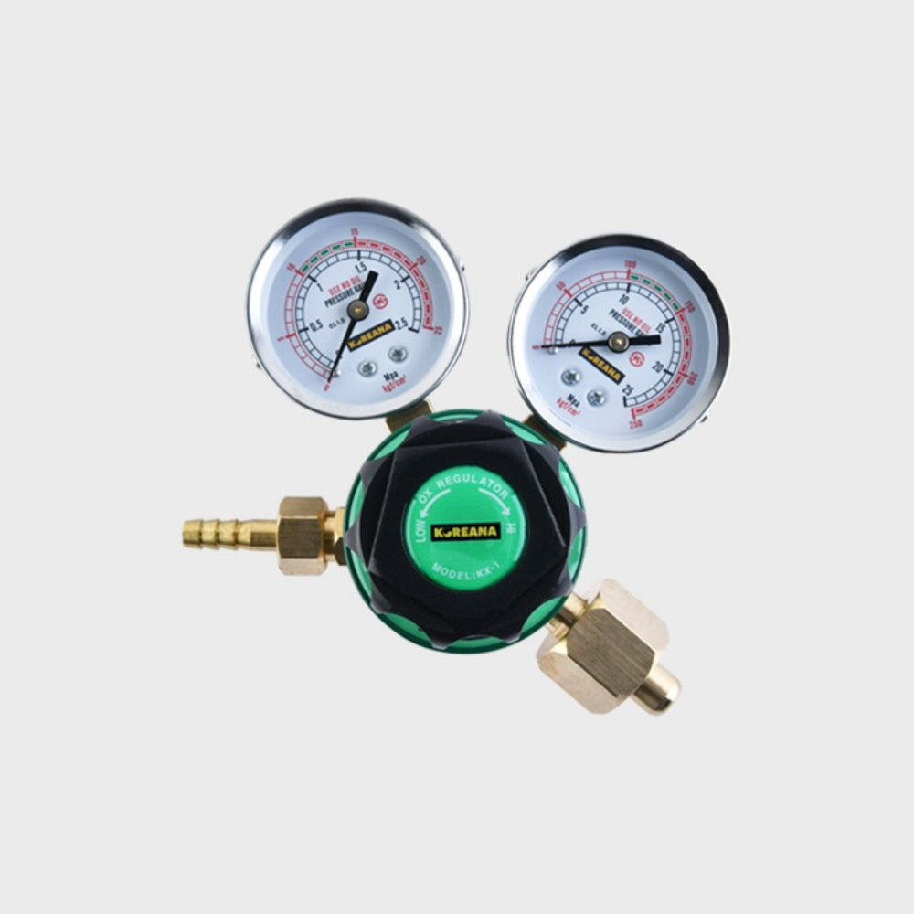 코리아나 산소 LPG 게이지 OX 프로판 조정기 KX-2 KX-1 압력 조절 : 동방공구