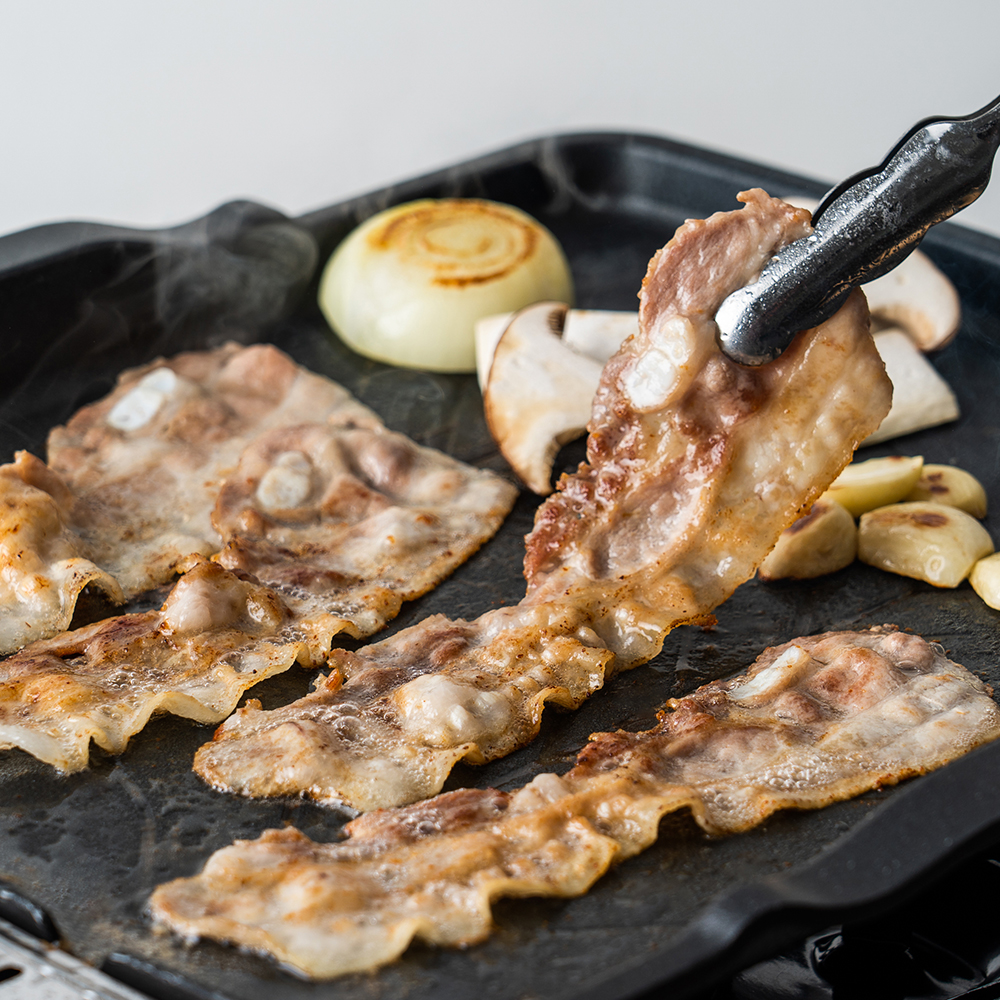 3초 뚝딱 캠핑 돼지고기 대패 삼겹살 100g 500g : 푸드올림