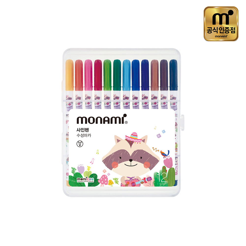 모나미 사인펜 12색 : 필기라인