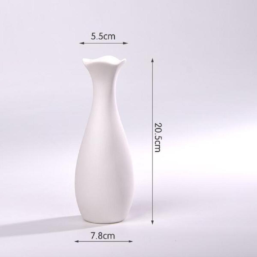 블랙화병 옥꽃 모던 꽃병 흰색 플라스틱 바구니 도자기오브제 꽃병 : 미리내공방