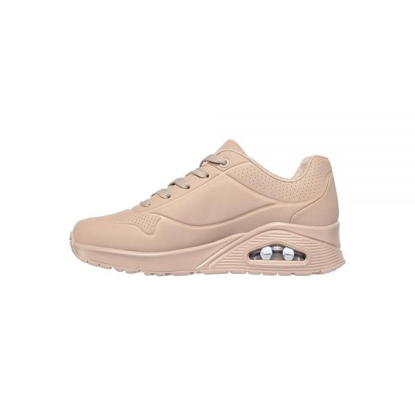Skechers 여성용 Uno - 스탠드 온 에어 트레이너, 샌드, 5.5 : 옙컴퍼니