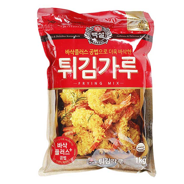 바삭플러스 튀김가루 1kg : excamp