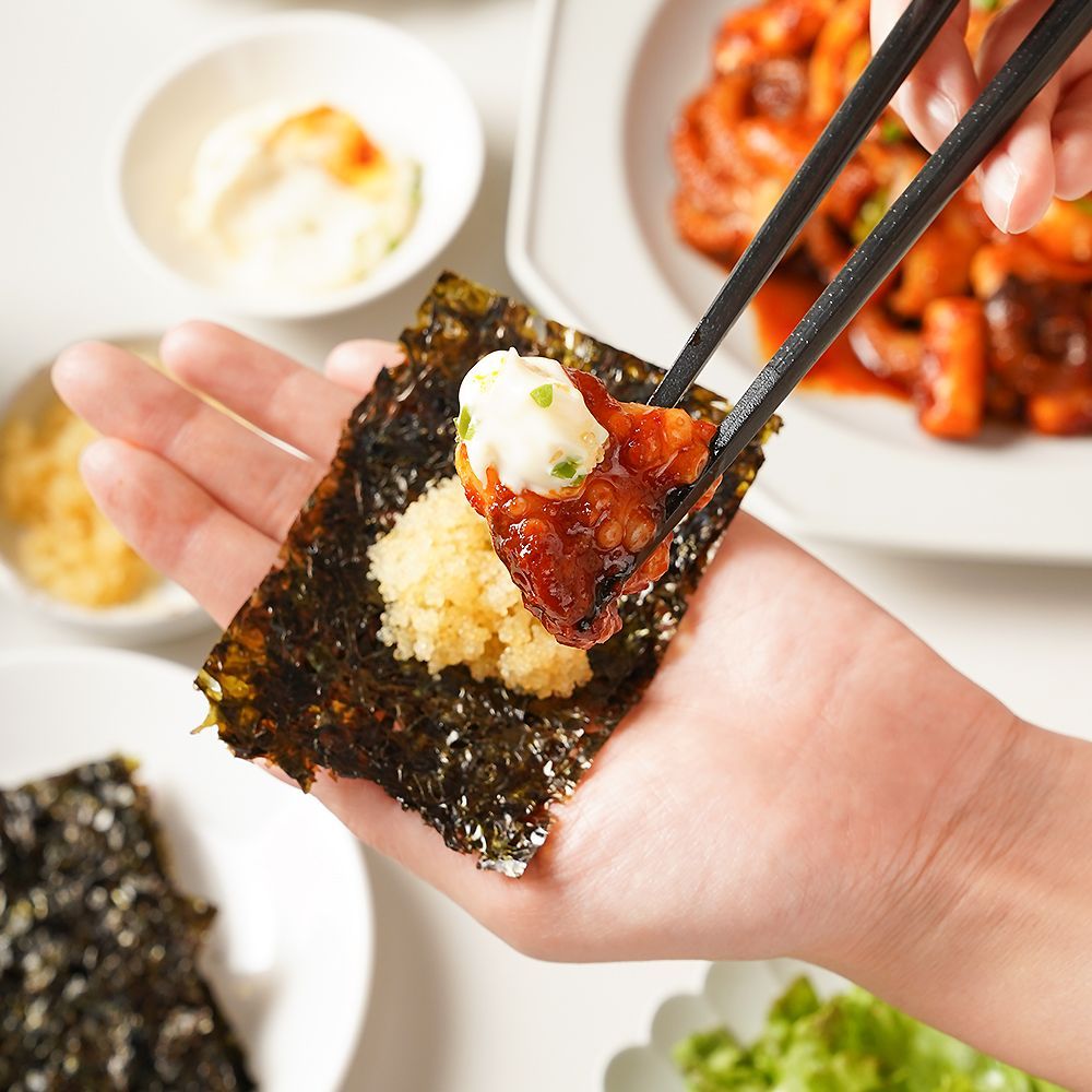 팔팔쭈꾸미 매콤 양념 쭈꾸미 볶음 캠핑 음식 요리 밀키트 맛집 500g, 5개 : 홍익상회 - 태범프레시