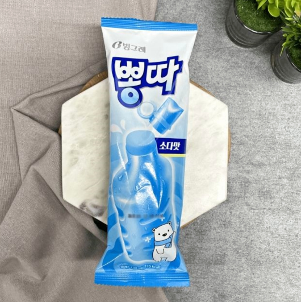 소다맛 뽕따 맛의세상 35개 빙그레 뽕따소다맛 아이스크림 아이스크림도매 : 스마트하니C
