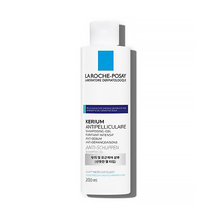[공식판매몰] 라로슈포제 키리움 안티 펠리큘레 샴푸잉 젤 200ml : 코스모리아