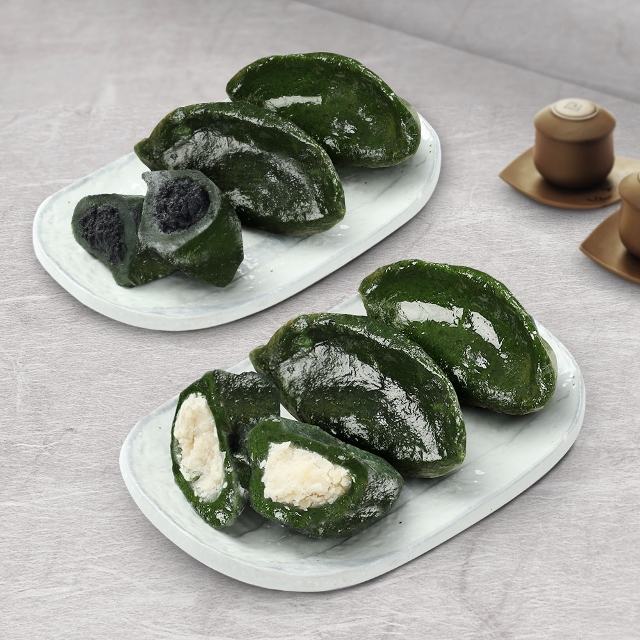 [영광떡공방] 우리쌀로 빚은 생모시떡 동부 4팩 + 검정깨 4팩 : 쇼핑엔티