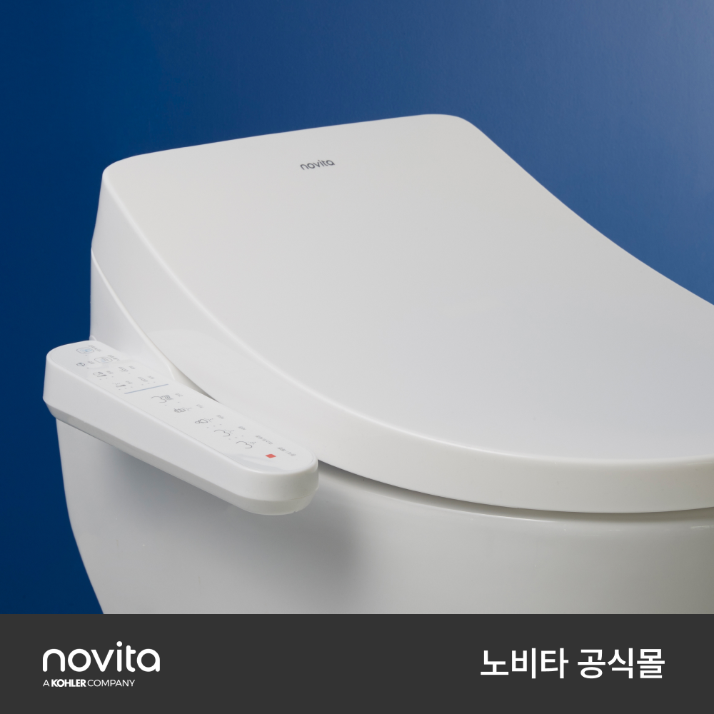 노비타 3단계 도기 살균 강력 방수 직수 공기방울 세정 비데 BD-H510E0 : 노비타 공식몰