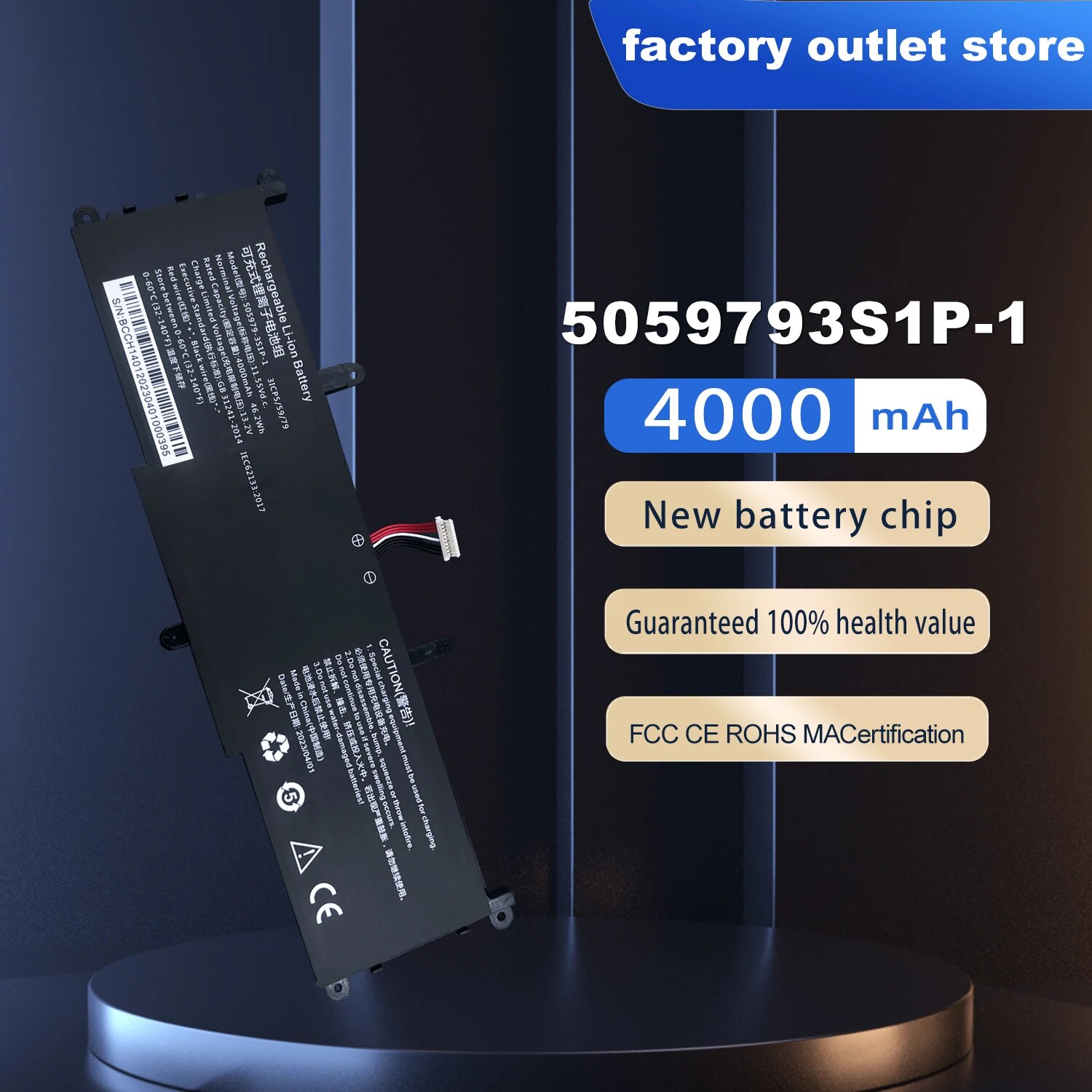 DXT 노트북 배터리, Chuwi CoreBook X 14 CWI529, 11.55v, 4000mAh, 505979-3S1P-1, 신제품 : redair7575