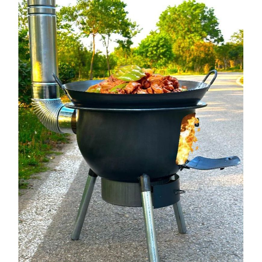 가마솥 화덕 캠핑 이동식 아궁이 솥걸이 화로 부뚜막 : 블라비쥬