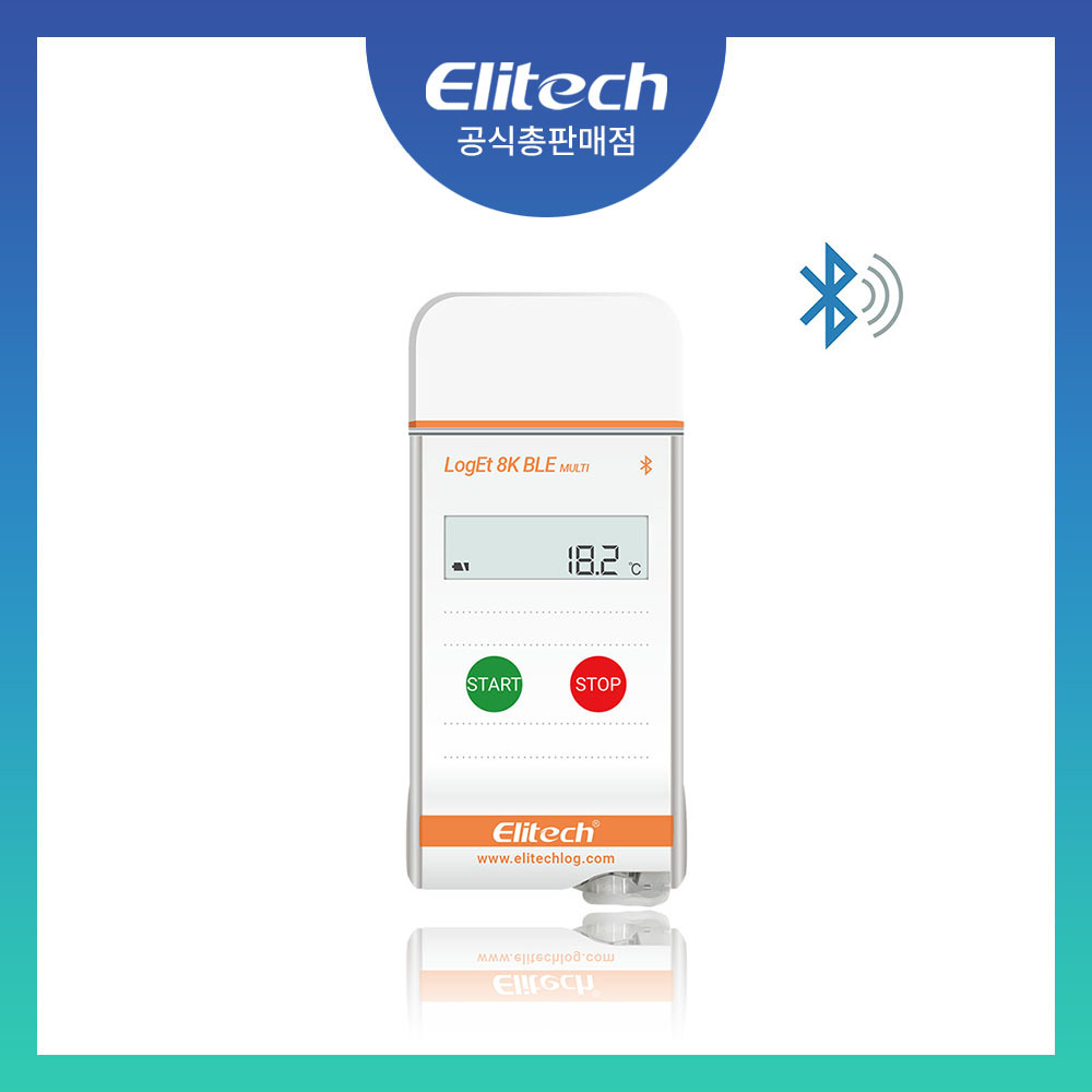 ELITECH LOGET-8K BLE Multi 온도기록계(블루투스) : 탐텍씨엔에스 스토어