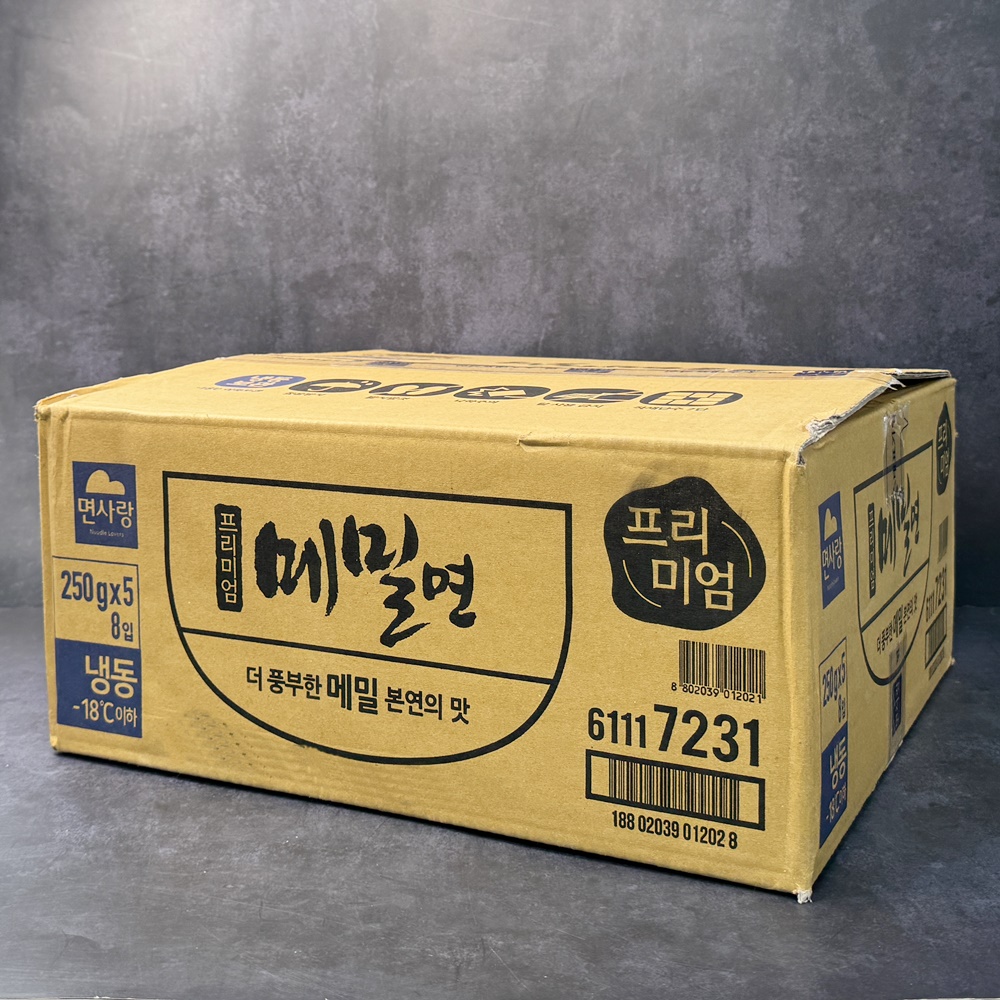 면사랑 메밀 모밀 국수 소바 프리미엄 메밀면 250g x 5개 1.25kg, 1개 : 연주푸드