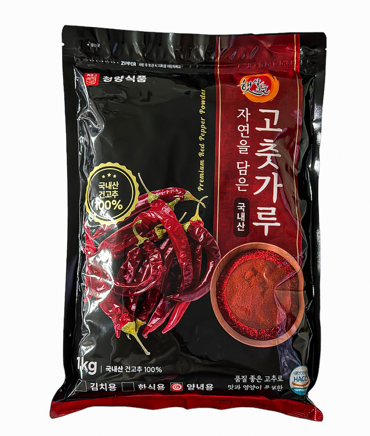 청양식품 국내산 고춧가루 1KG : 원식정가