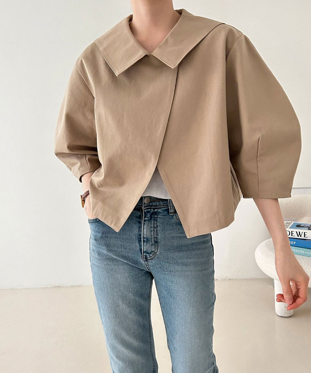 비블라썸 까사 세일러 자켓 데일리 : BEBLOSSOM