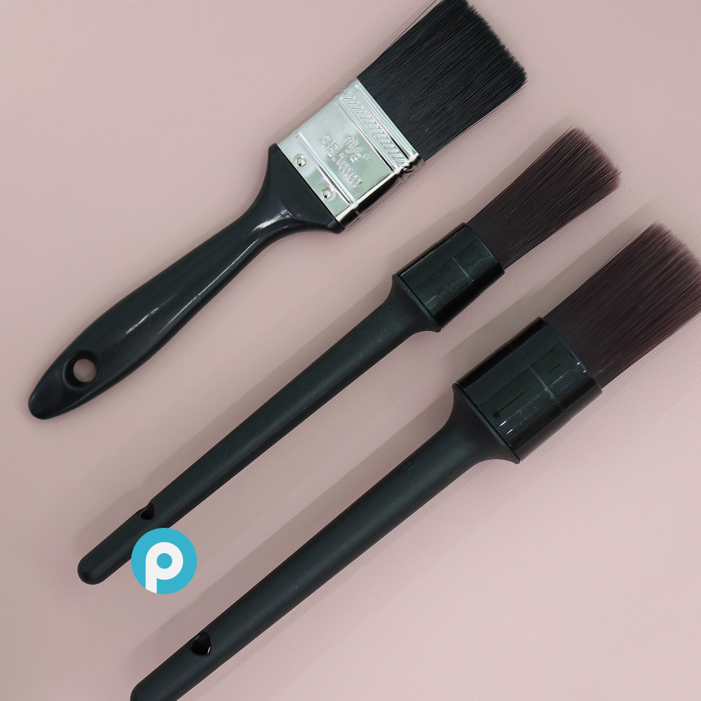 커피머신 브러쉬 포터필터 청소솔 커피솔 그라인더 붓 원형 25mm : 카페 서포트 그룹 포코