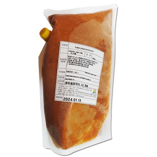 광진막창 막창용소스 2kg 대용량 막창소스 업소용 : 광진막창유통