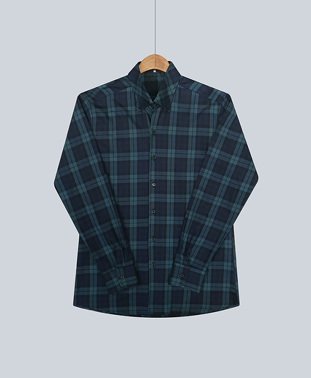 2024S/s Hangyul - 클래식 디자인 - 타탄체크 드레스 셔츠 : 한결처럼