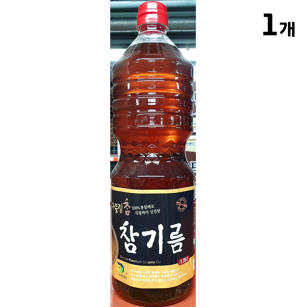 다들림 참기름 1.75L : 윤정이네푸드