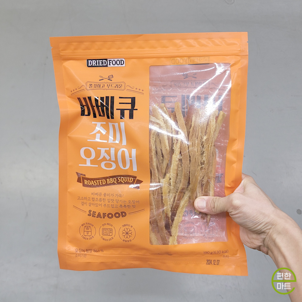 청정푸드 바베큐조미오징어 190g : e편한마트