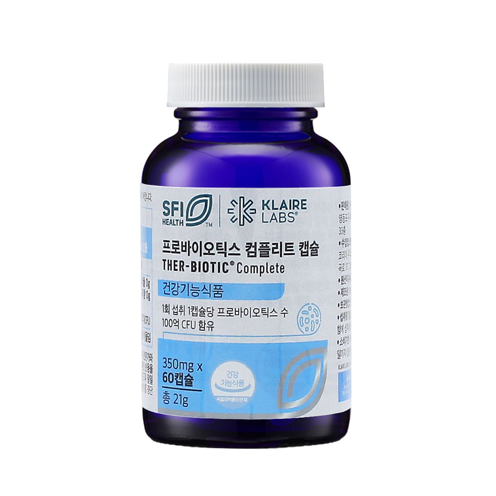 클레어랩스 닥터피엔티 프로바이오틱스 컴플리트 유산균 350mg X 60캡슐 : GoodDay좋은날