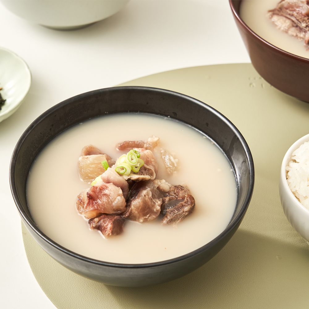 무항생제 진한 한우곰탕 진한 한우도가니탕 한끼든든 진국 500mL 3팩 : 다성축산유통