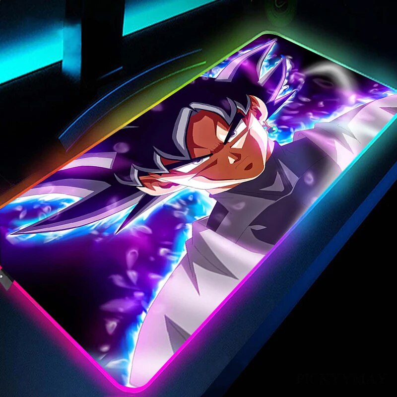 애니 드래곤 대형 RGB 마우스 패드 XXL 게임 Mousepad LED 게이머 매트 카펫 러그 큰 PC 데스크 키보드 : 추추추상회