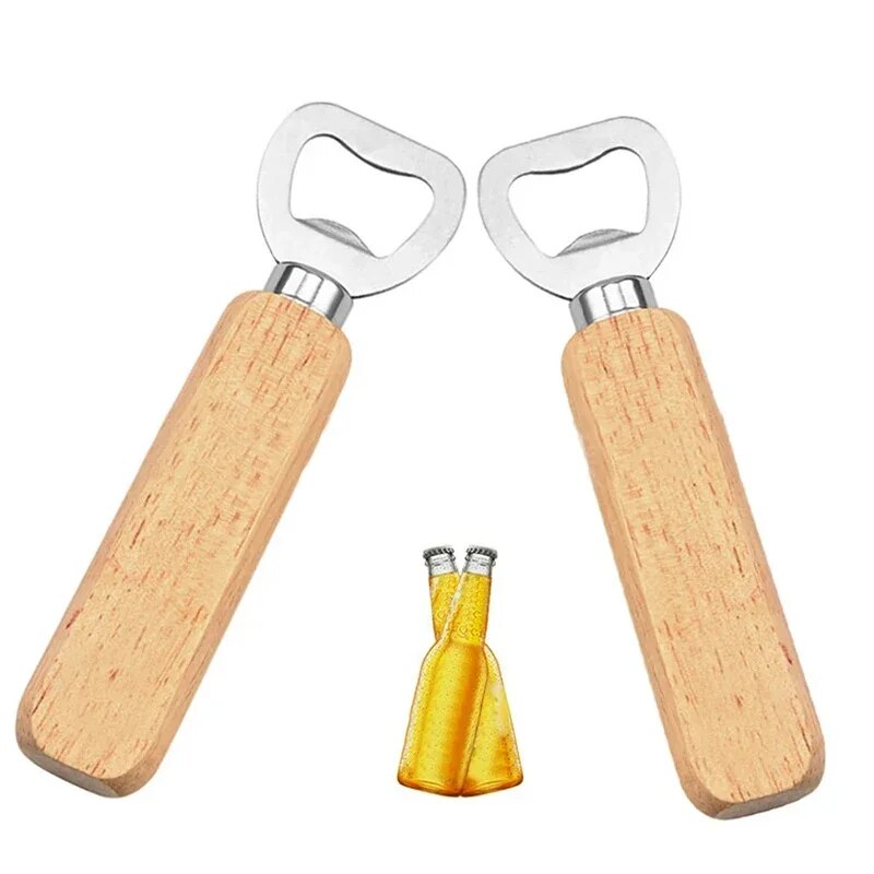 오프너 병따개 통조림 만능 캔 따개 병뚜껑 가정용 스테인레스 스틸 맥주 병 뚜껑 견고한 : 하나MALL