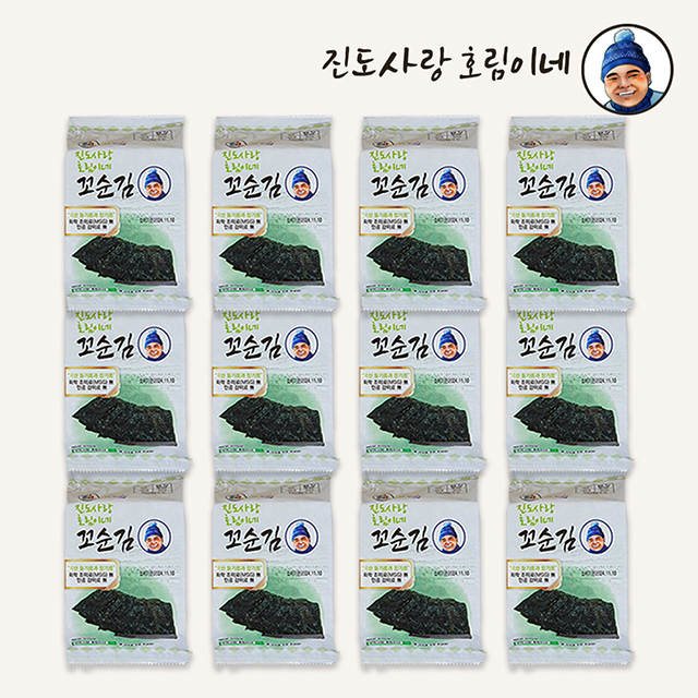 [진도사랑호림이네] 도시락김 꼬순김 12봉 : 푸드앤바스켓