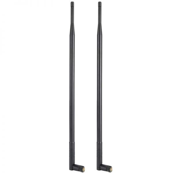 무선 네트워크용 와이파이 안테나, 2X 12DBI, 2.4G, 5G 듀얼 밴드, 고이득 장거리 RP-SMA 커넥터 포함 : 02대흥