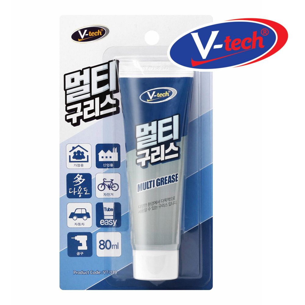 멀티구리스 80ml 치약처럼 편한 윤활제 방청 튜브 그리스 : 다팔자스토어05