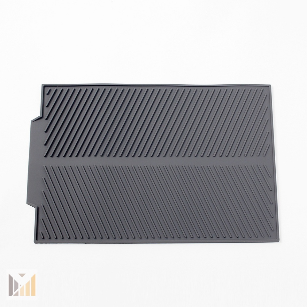 온통 yeah 라인 드라잉매트 43x33cm 그레이 주방 식기 건조 매트 실리콘 드라잉 : 온통 yeah