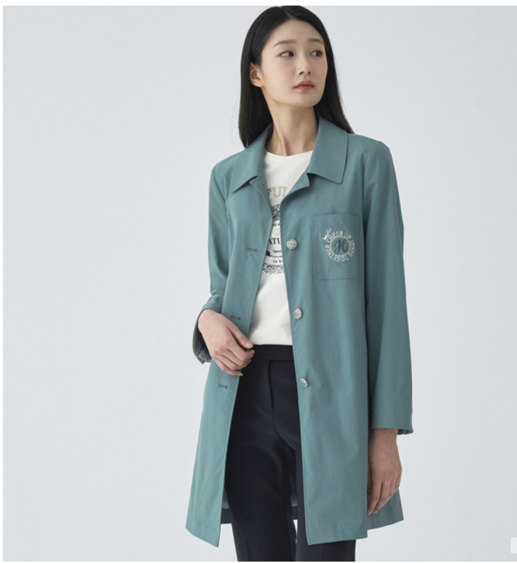 [지센]여성 스판 스탠카라 코트 2색 LCCAO223 : 지센 창원합성점
