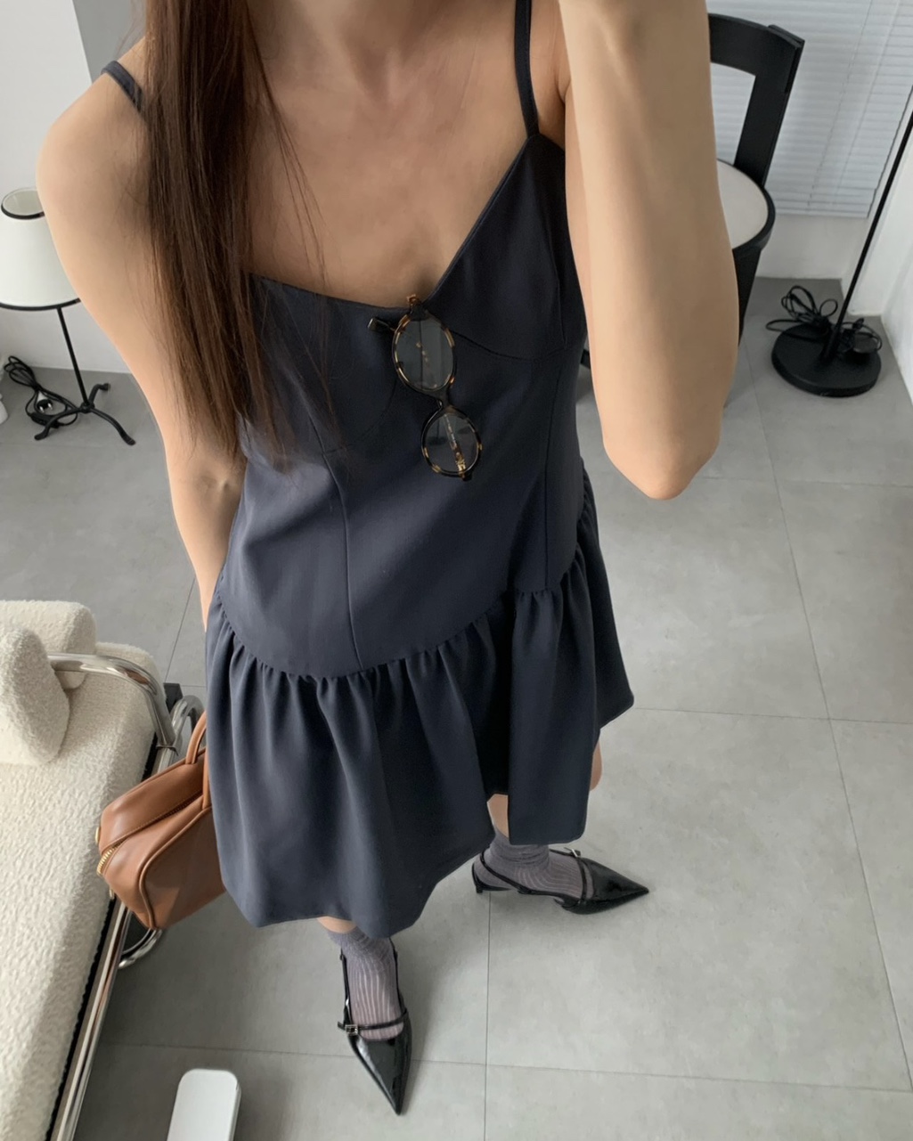 meetme 미트미 랜디 원피스 나시 셔링 미니 뷔스티에 ops (3c) : 스테이노아