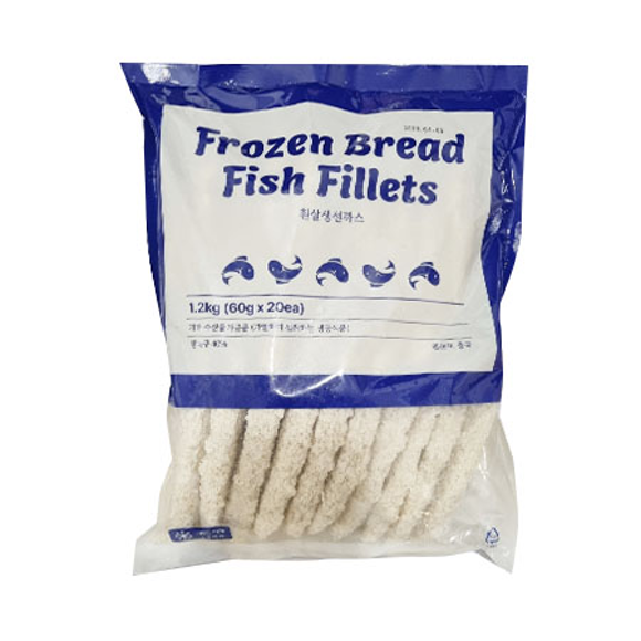 디아이엠 흰살생선까스 1.2kg (60g x 20입) : 그린푸드마켓