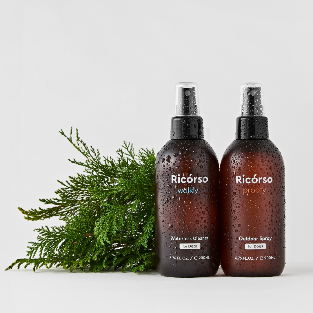 리꼬르소 산책 케어 세트 워클리 풋클리너 200ml+프루피 해충방지 스프레이 200ml : 리꼬르소