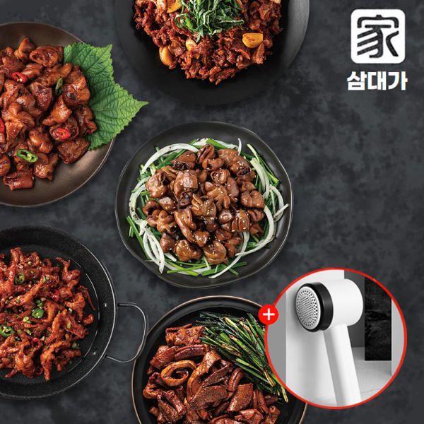 국내산1등급한돈 삼대가 삼대포차 불오돌뼈 불닭발 순한곱창 내장모듬구이 불곱창구이 250g : 와제파워