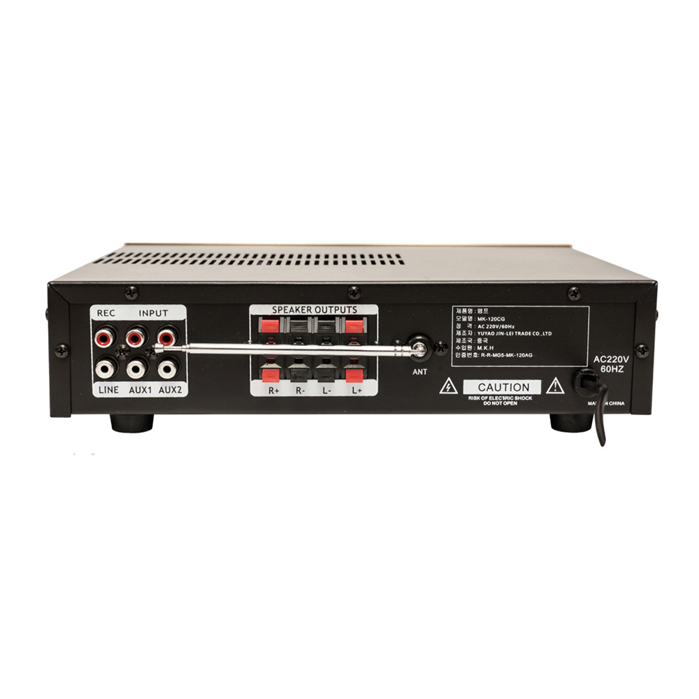 JLAB 제이랩 MK-120CG 2채널 앰프 블루투스 업소용 카페 미니 앰프 200W : 가스펠 사운드