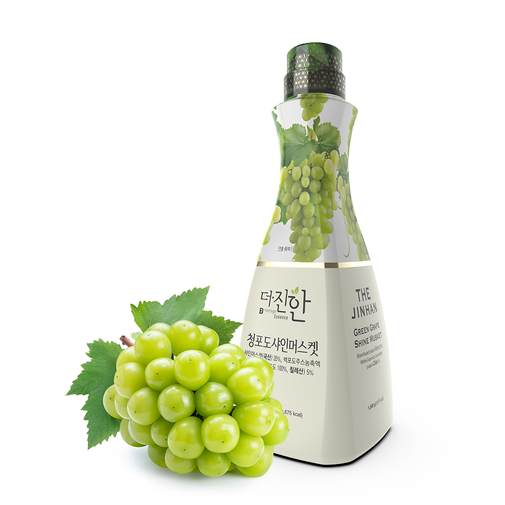웰파인 더진한 청포도샤인머스켓 농축액 1.5kg 샤인머스캣 에이드 음료 베이스 : 커피마켓어스