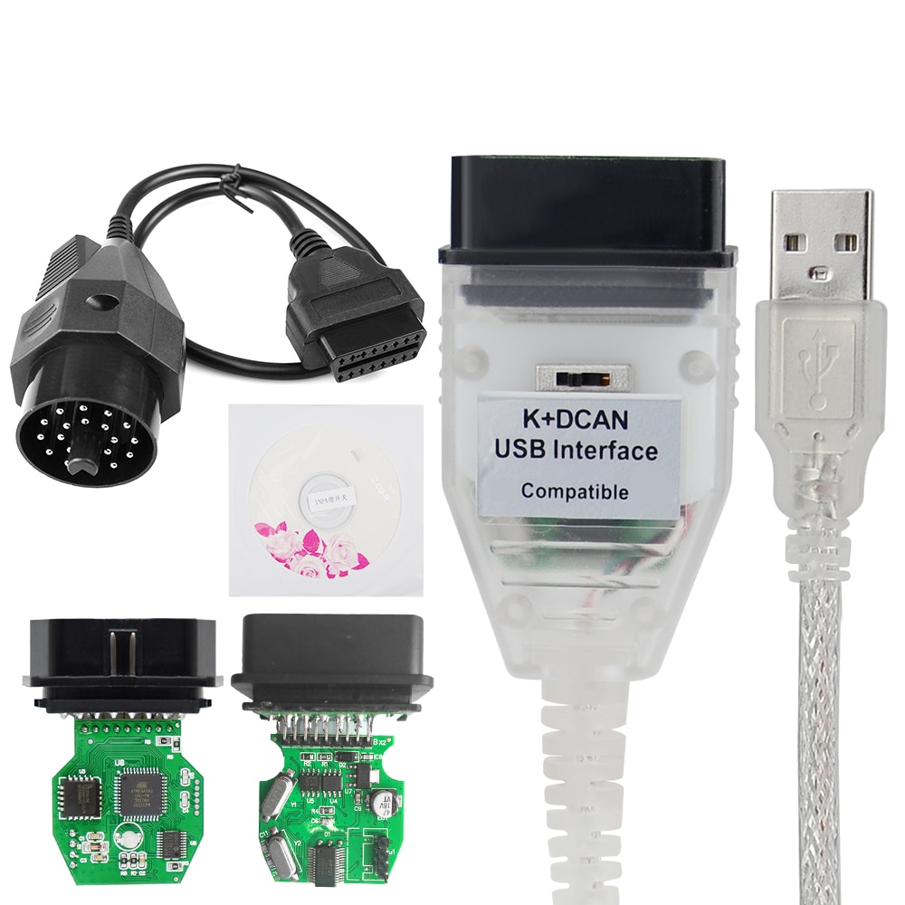 B-M-W K  CAN 스위치 DCAN USB 인터페이스 케이블 20 핀 FT232RL 칩 2020 VSTM : -산업.부품.용품.전문-