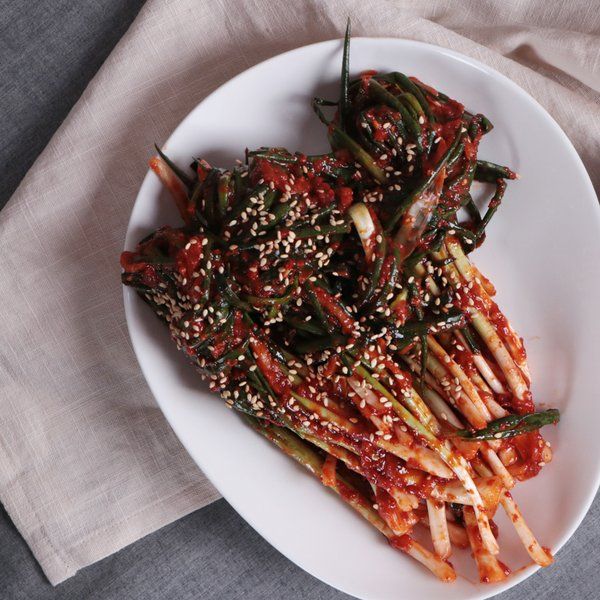 푸드공작소 김권태김치 전라도 파김치 1kg -인증 : 시안유통