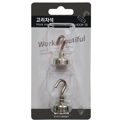 다산 강력 고리 자석 걸이 후크자석 후크걸이 : 에스클릭