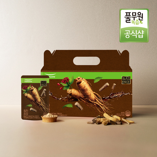 풀무원녹즙 힘찬홍삼 건강즙 홍삼즙 80ml x 30포 : 풀무원녹즙 공식스토어