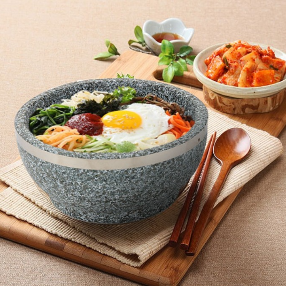 돌그릇 돌솥 비빔밥 그릇 곱돌 돌 냄비 비빔기 뚝배기 18cm 19cm : 늘다인마켓