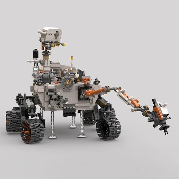 레고커스텀조립 2024브릭 호환 NASAS 인내 마드 로버 브릭 블록 컬렉션, MOC MOC-83246 구축, 어른이 취미 : 남극마켓