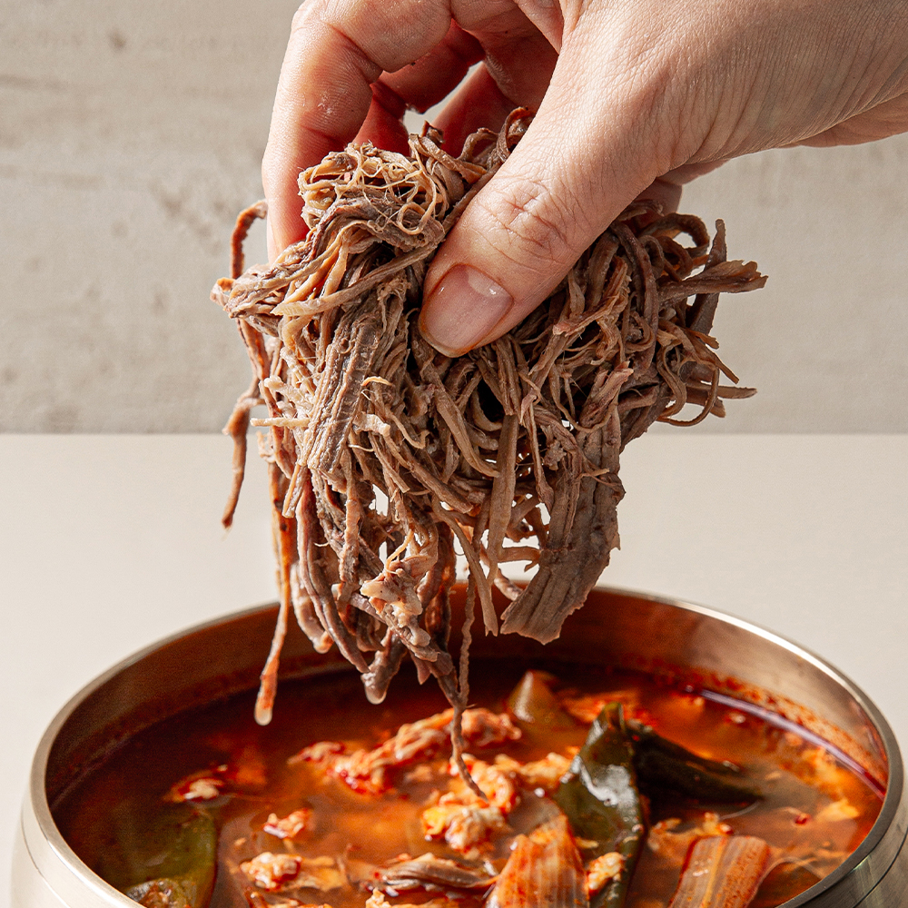 하남 본점 송돗골 40년 전통 소고기 육개장 800g : 송돗골