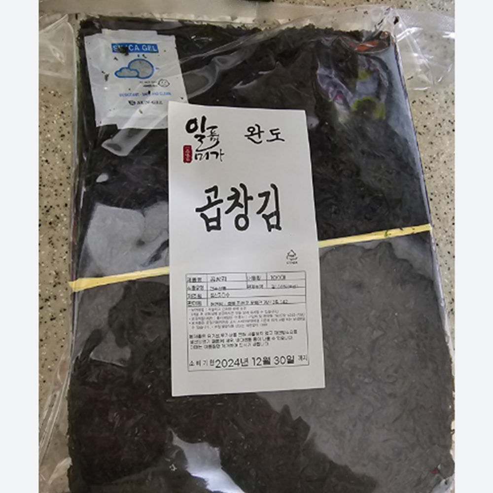 완도 김 명절선물세트 곱창 김 바삭한 김 : 프롬두리