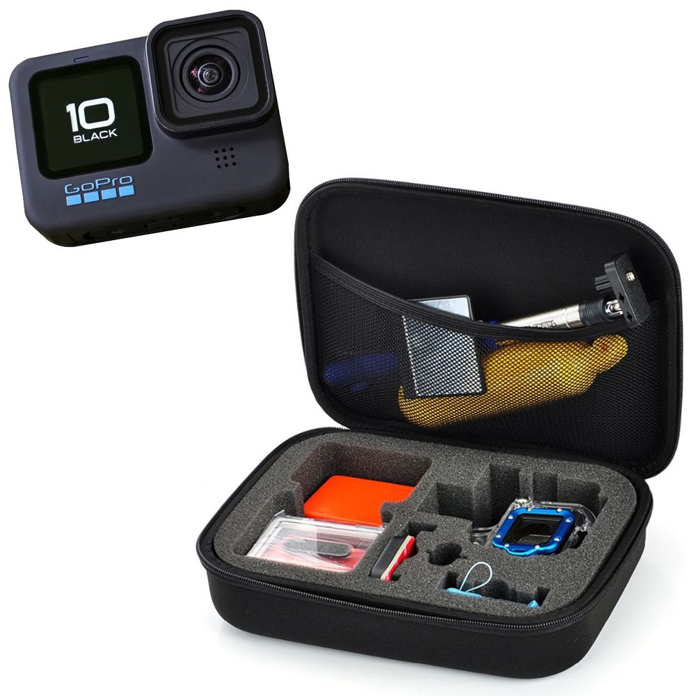 중형 케이스 9 집게 촬영용품 액션캠 GOPRO10 가방 스포츠 고프로10 포터블 하드 호환 8 : 퀸즈마마.