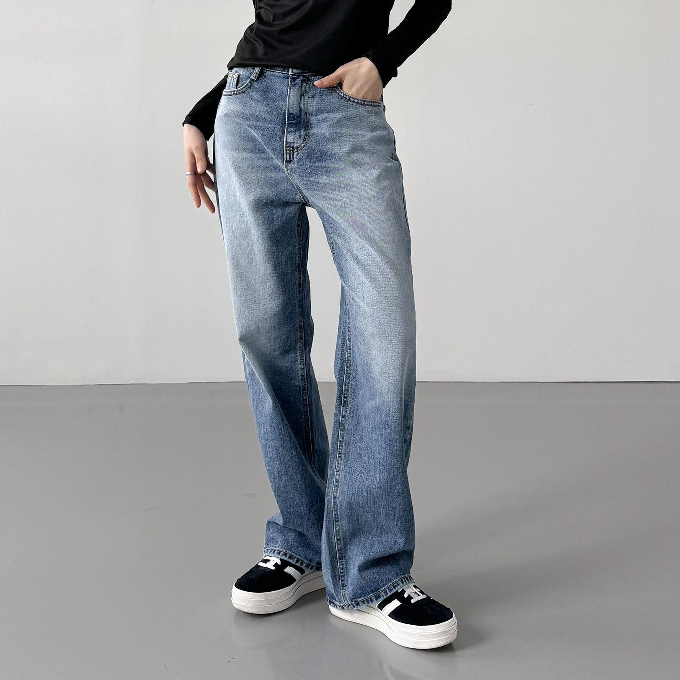 데일리 워싱 데님 팬츠 3color : 와이앤제이룩