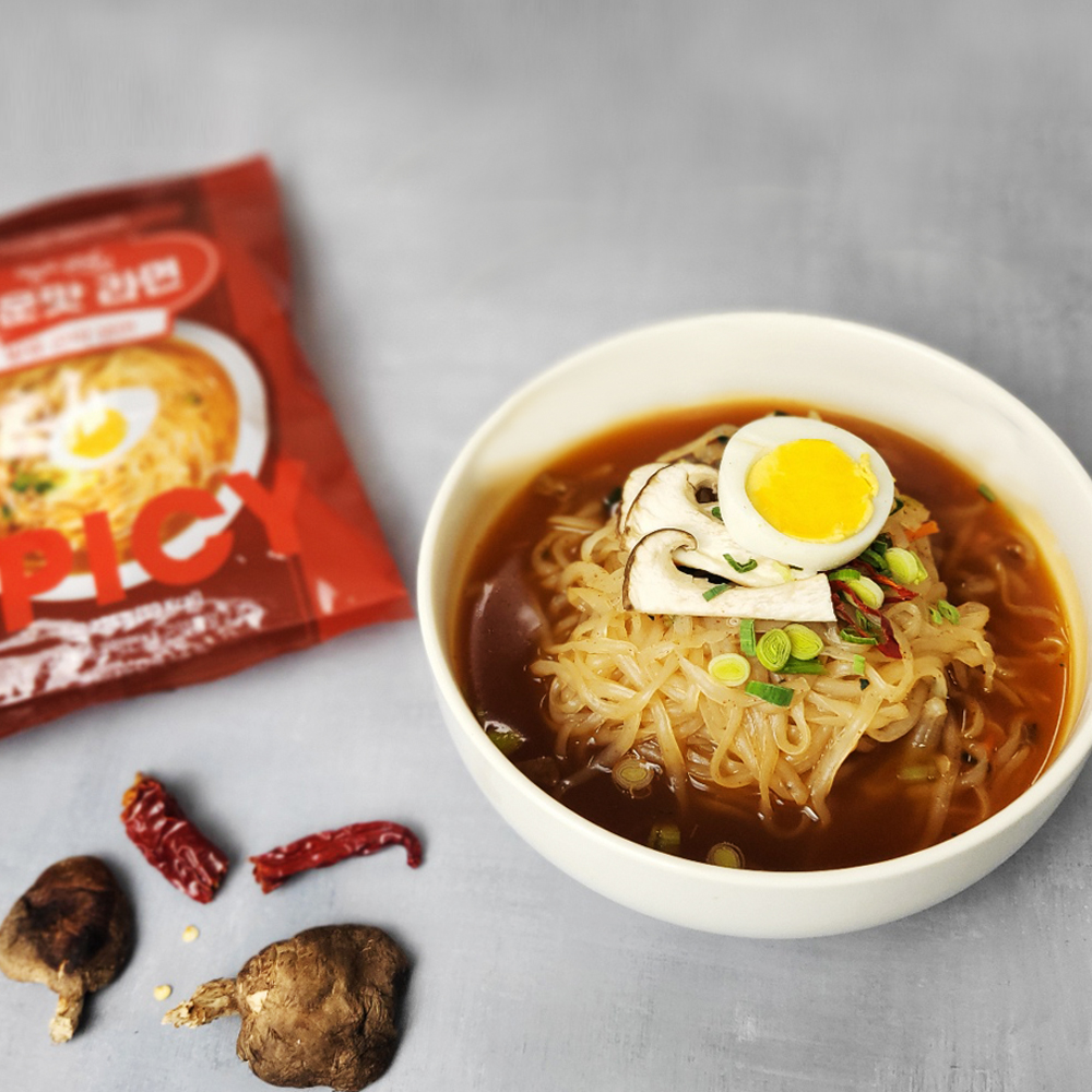저당 저칼로리 오늘도맘껏발효곤약라면 매운맛 순한맛 김치 비빔면 짜장면 혼합 6개세트 : 그녀의 라이프 앤