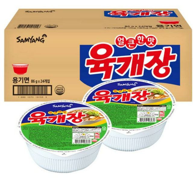 삼양 육개장 86g, 24개 : 수수플렉스