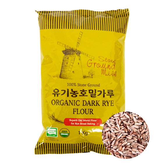 유기농 호밀가루 1kg / 허트랜드/ 미국산/ 선인 : 하이브레드